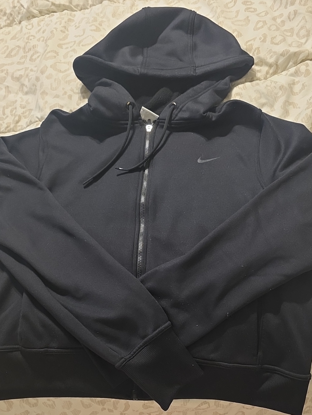Nike Black Full-Zip Thermal Fit Hoodie Size Large